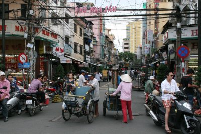 outside Ben Thanh Market