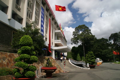 the Reunification Palace, Ho Chi Minh City