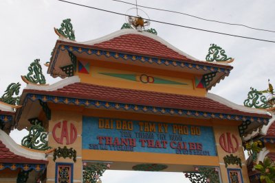 Cao Dai is a combination of Christianity, Buddhism, Islam, Confucianism, Hinduism, Geniism, and Taoism