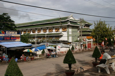 temples in Chau Doc, a small town close to Cambodian border