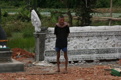 old Cambodia man