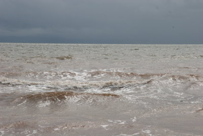 stormy waters of the Gulf of Thailand