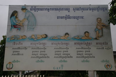 Alliances for Vaccines and Immunization (GAVI) work in Kampot