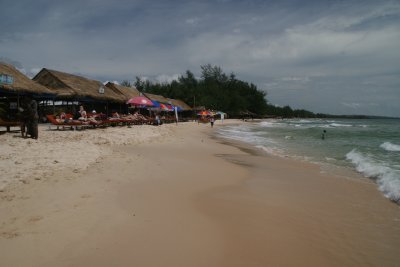 Ochheuteal beach in Sihanoukville