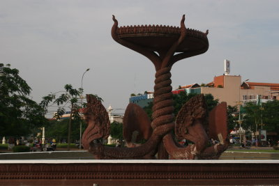 Khmer style fountain