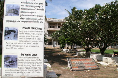 the graves of last 14 prisoners