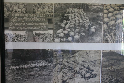 Prisoners were later murdered at the Choeung Ek extermination centre (Killing Fields)