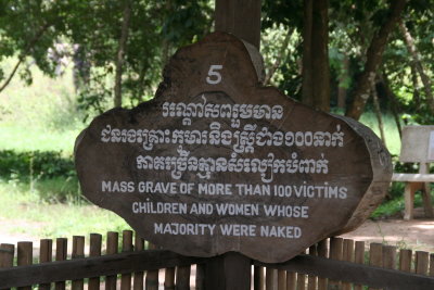 mass grave of 100 naked women