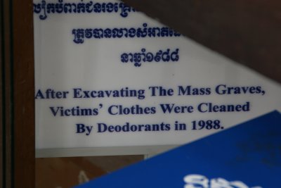 inside Choeung Ek memorial