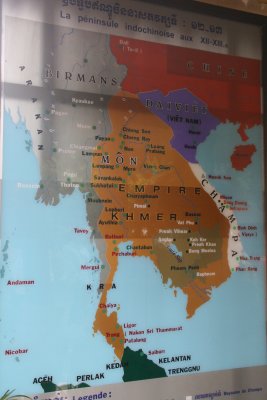 Khmer empire used to be rather large