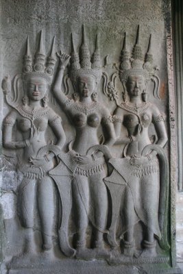 Apsara, a divine female being according to Hindu and Buddhist mythology
