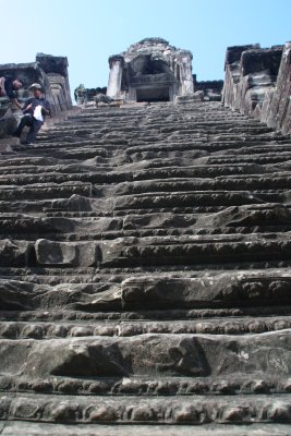 steep stairs to climb up to the 5 towers