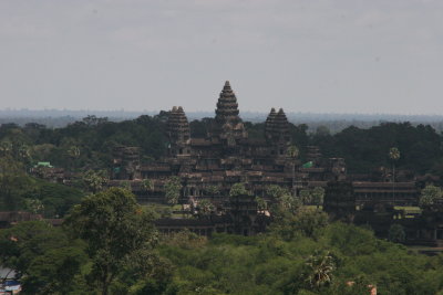 Angkor Wat from balloon