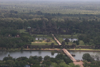 Angkor Wat from balloon