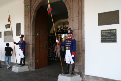 entrance to Presidential Palace