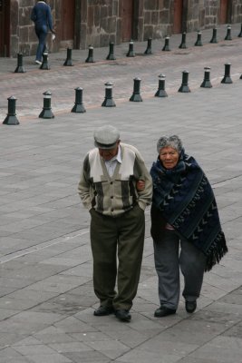 cute old Ecuadorian couple