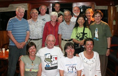 last night on the boat: group photo