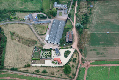 Herefordshire from the air.