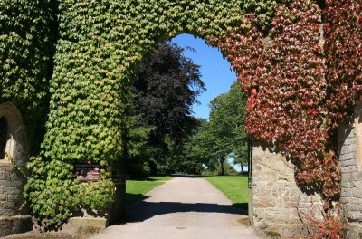 Entrance to Stourhead, Wiltshire.