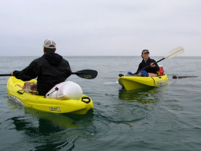 Kayak fishing trip