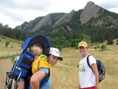 Hiking the Flat Irons with Ibby