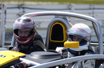 Chuck in the Ariel Atom