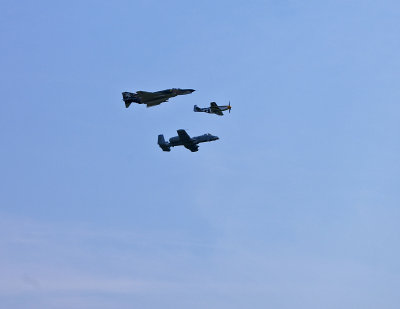 F4, a10, p51 - Heritage flight