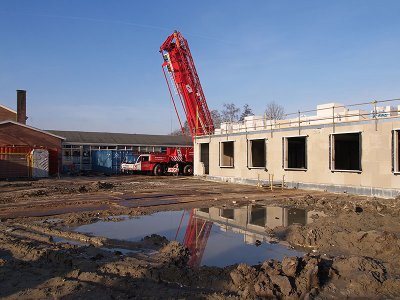 Work in progress, it's going to be a fine school by Geophoto