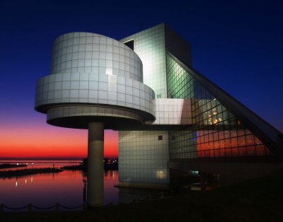 6th Place-ROCK AND ROLL HALL OF FAME WITH SUNSET