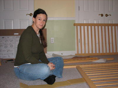 note the nice new chair rail :)