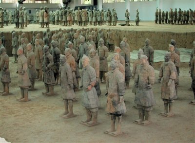 Soldats de terre cuite
