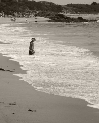 On the Beach in Maine