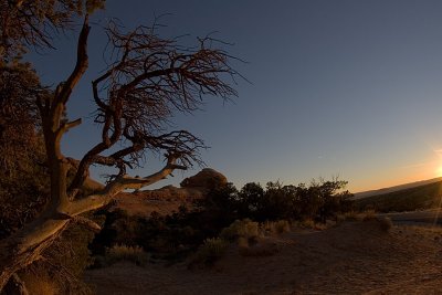 sunset near Moab