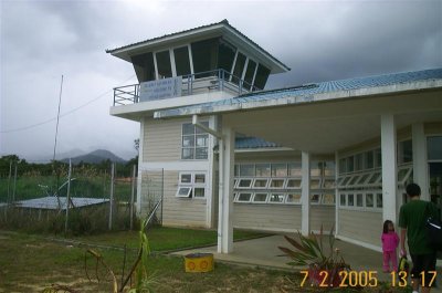 Bario control tower, is a new airport