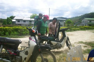 Refuelling in Bario, Sold in shop