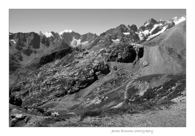 Galibier to Mont Blanc view