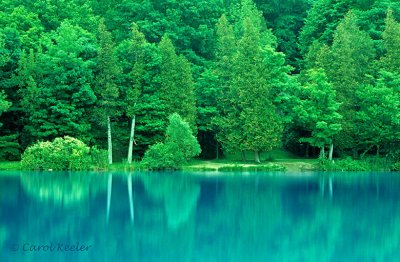 Green Lakes Reflections