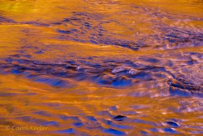 Water in Blue and Gold