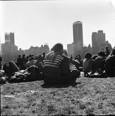 Peace rally on Sheep meadow 1969