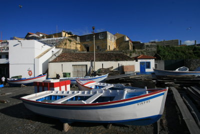 Some of the boats at the port