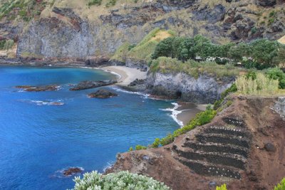 Beach and cave, Azores