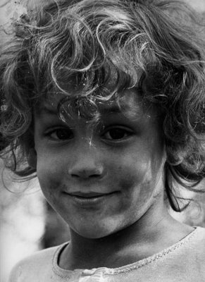 A kid playing in Central Park, 1968