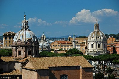 Skyline in Rome (Italy)