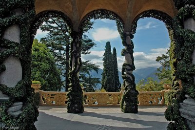 Villa Del Balbianello, Inside the Loggia (Lake Como, Italy)