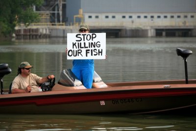 Western Lake Erie Waterkeeper Fish Kill Rally - June 2, 2007