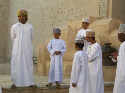 Students at Nakhal Fort, Oman.jpg