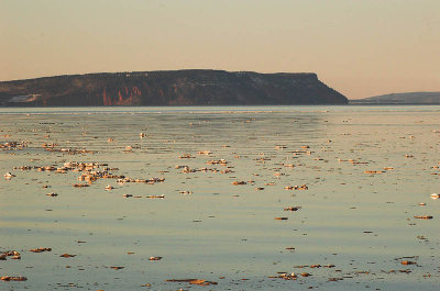 Cape Blomidon at high tide