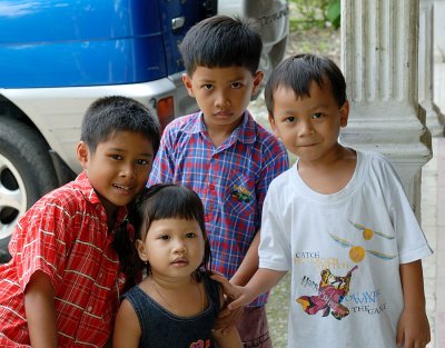 Jaya, Dika, Sodik and Rizki - December 2006