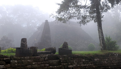 Sukuh Temple - the mist