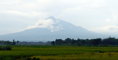 Gunung (Mount) Merapi - an active volcano